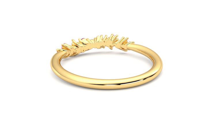 Taylor & Hart Alba Wedding Ring 360 degree image 16