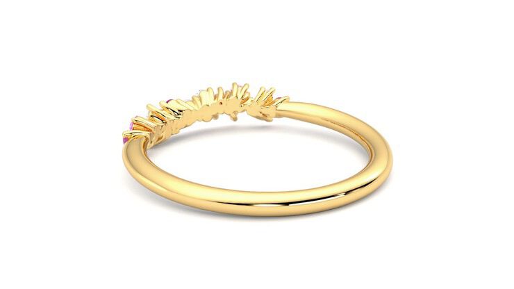 Taylor & Hart Alba Wedding Ring 360 degree image 17