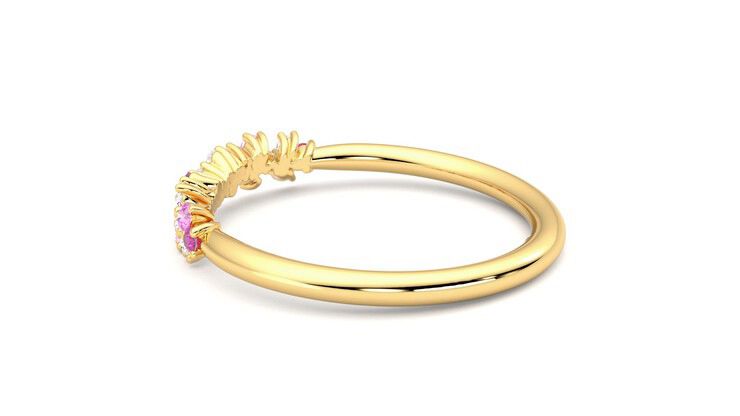 Taylor & Hart Alba Wedding Ring 360 degree image 19