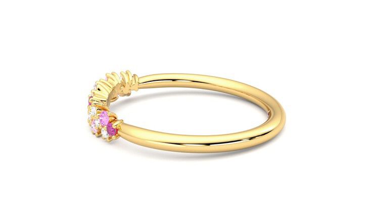 Taylor & Hart Alba Wedding Ring 360 degree image 20