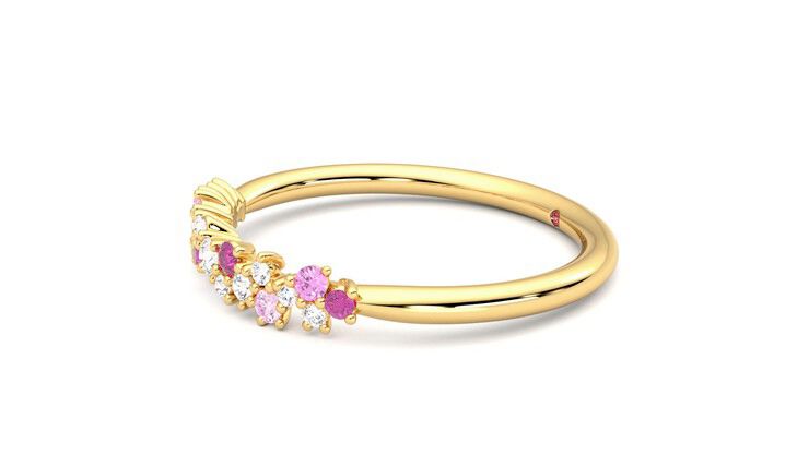 Taylor & Hart Alba Wedding Ring 360 degree image 22