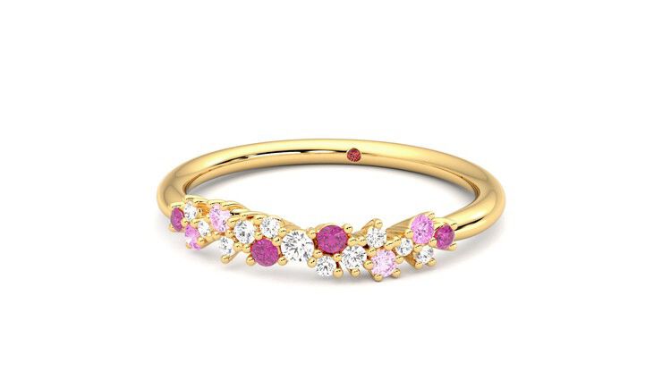 Taylor & Hart Alba Wedding Ring 360 degree image 27