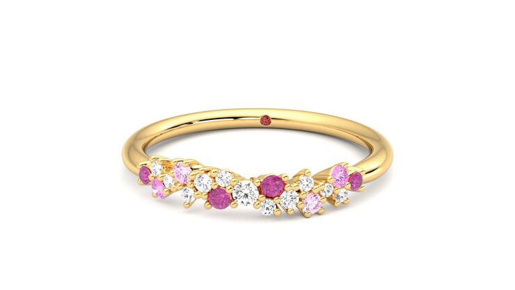 Taylor & Hart Alba Wedding Ring 360 degree image 28