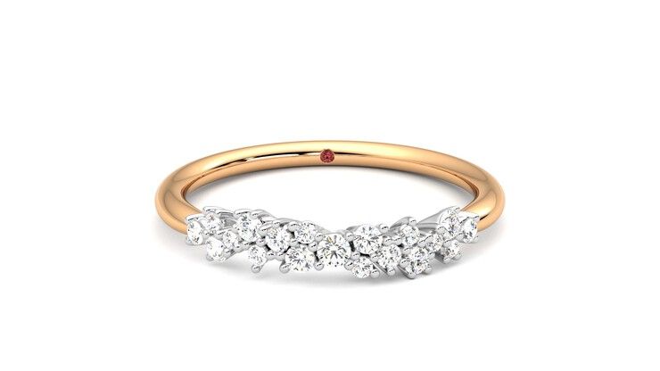 Taylor & Hart Alba Wedding Ring 360 degree image 1