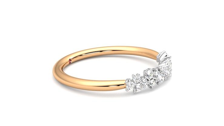 Taylor & Hart Alba Wedding Ring 360 degree image 8