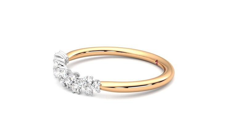 Taylor & Hart Alba Wedding Ring 360 degree image 22