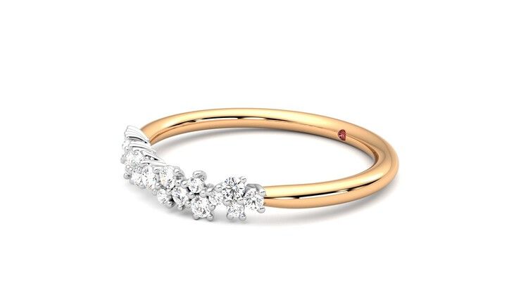 Taylor & Hart Alba Wedding Ring 360 degree image 23