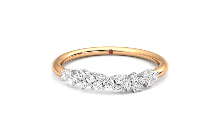 Taylor & Hart Alba Wedding Ring 360 degree image 29