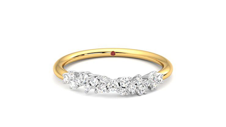 Taylor & Hart Alba Wedding Ring 360 degree image 0