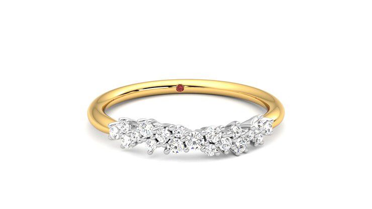 Taylor & Hart Alba Wedding Ring 360 degree image 2