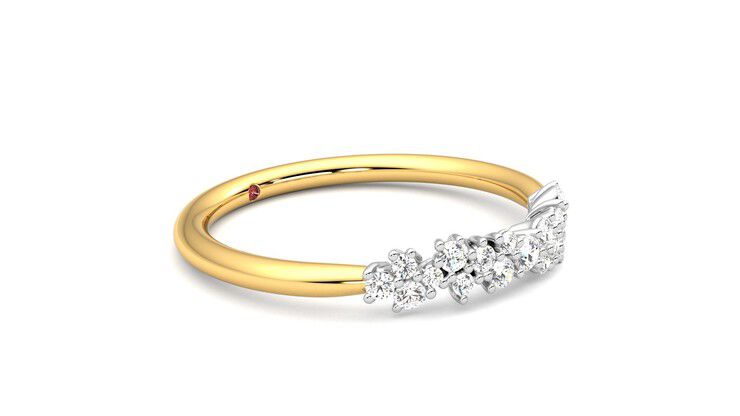 Taylor & Hart Alba Wedding Ring 360 degree image 7