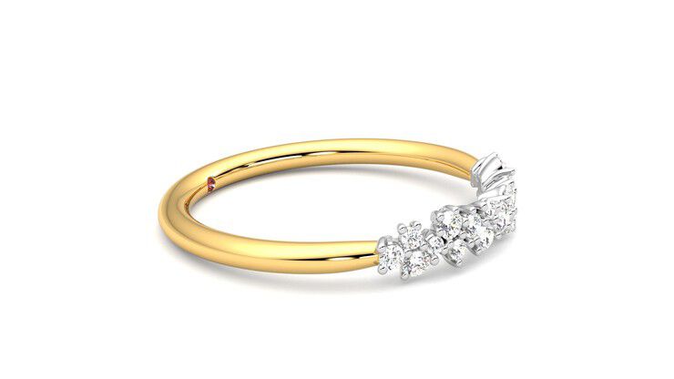 Taylor & Hart Alba Wedding Ring 360 degree image 8