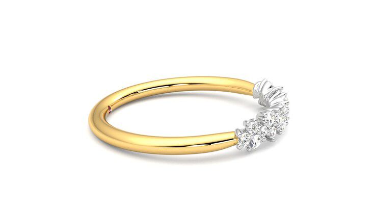 Taylor & Hart Alba Wedding Ring 360 degree image 9