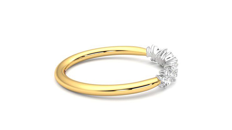Taylor & Hart Alba Wedding Ring 360 degree image 10
