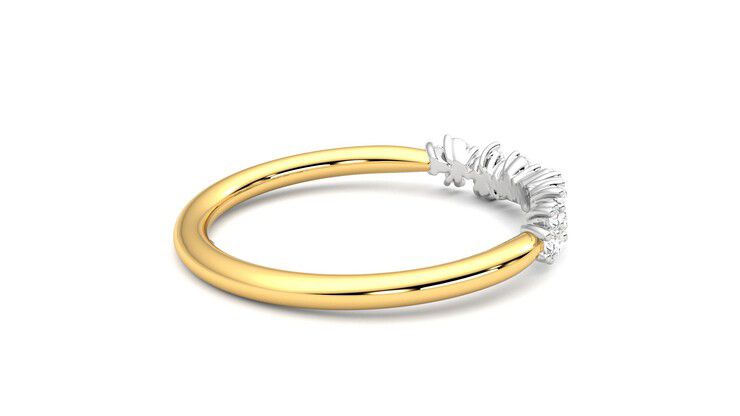 Taylor & Hart Alba Wedding Ring 360 degree image 11