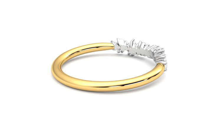 Taylor & Hart Alba Wedding Ring 360 degree image 12