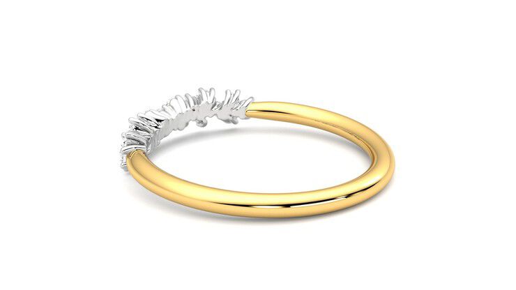 Taylor & Hart Alba Wedding Ring 360 degree image 18