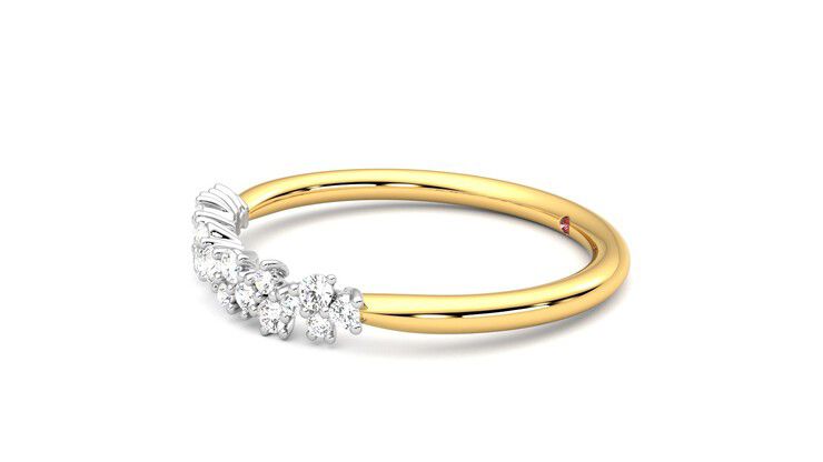 Taylor & Hart Alba Wedding Ring 360 degree image 22