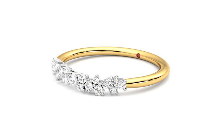 Taylor & Hart Alba Wedding Ring 360 degree image 24