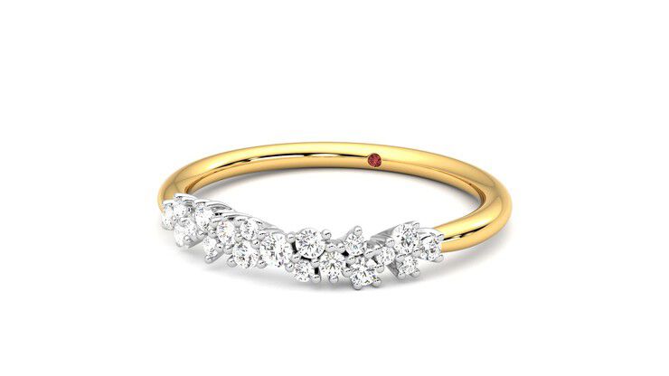 Taylor & Hart Alba Wedding Ring 360 degree image 26