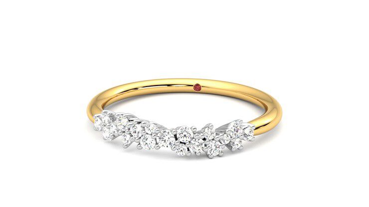 Taylor & Hart Alba Wedding Ring 360 degree image 27