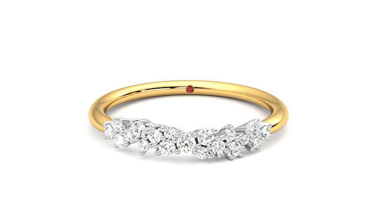 Taylor & Hart Alba Wedding Ring 360 degree image 29