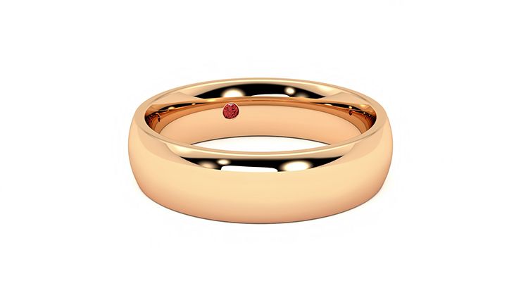 Taylor & Hart Alder Wedding Ring 360 degree image 4