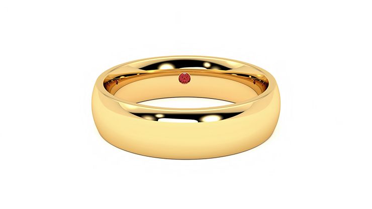 Taylor & Hart Alder Wedding Ring 360 degree image 1