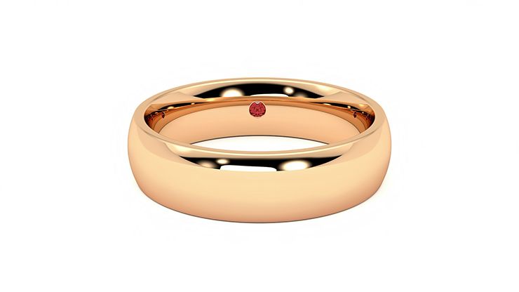 Taylor & Hart Alder Wedding Ring 360 degree image 1