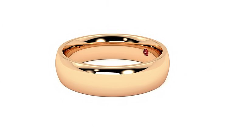 Taylor & Hart Alder Wedding Ring 360 degree image 23