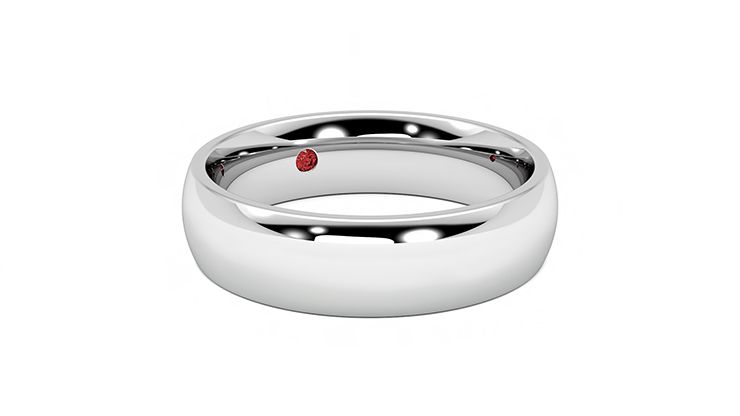 Taylor & Hart Alder Wedding Ring 360 degree image 5