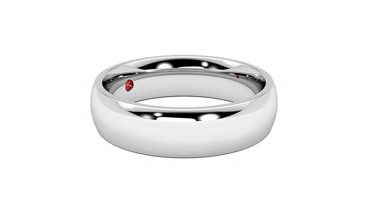 Taylor & Hart Alder Wedding Ring 360 degree image 7