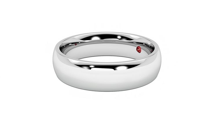 Taylor & Hart Alder Wedding Ring 360 degree image 23