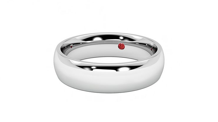 Taylor & Hart Alder Wedding Ring 360 degree image 26