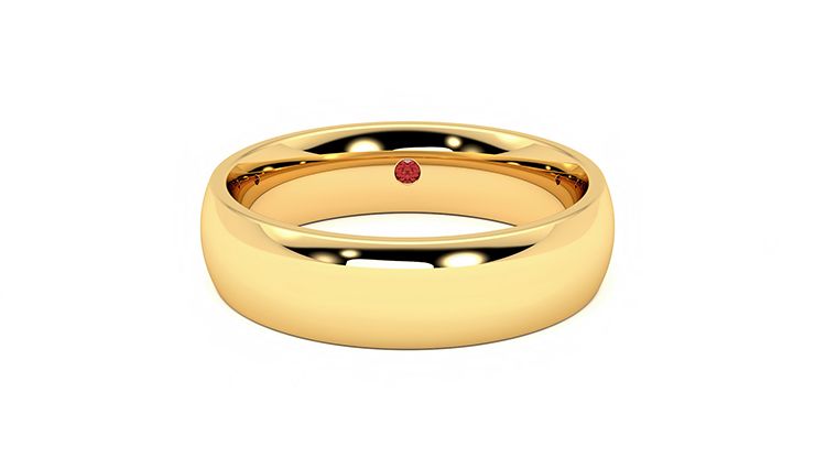 Taylor & Hart Alder Wedding Ring 360 degree image 0