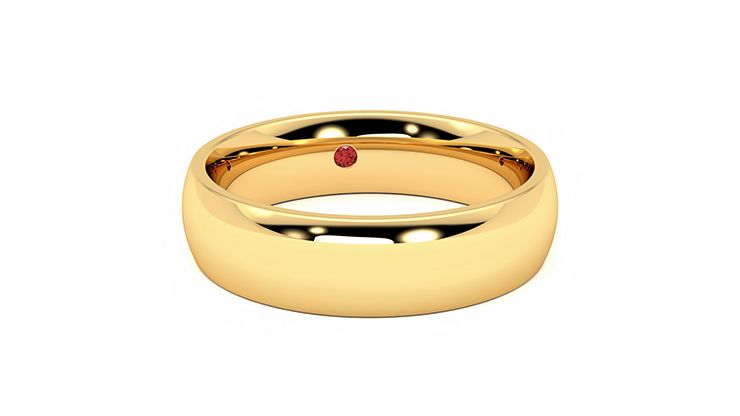 Taylor & Hart Alder Wedding Ring 360 degree image 3