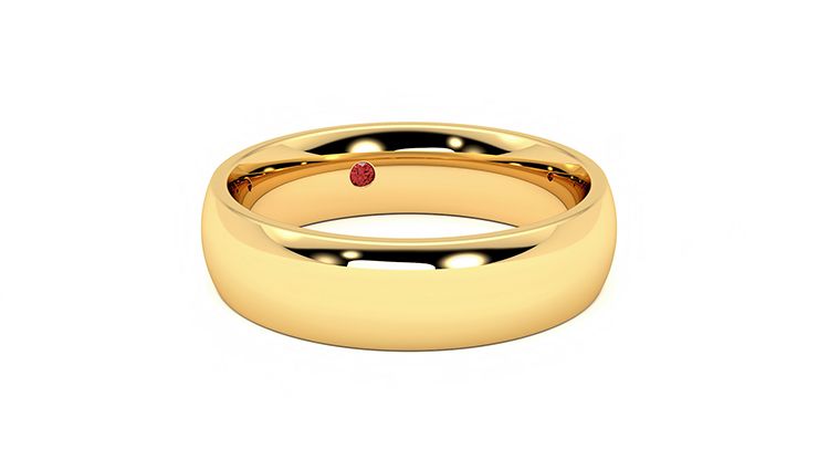 Taylor & Hart Alder Wedding Ring 360 degree image 4