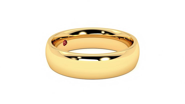 Taylor & Hart Alder Wedding Ring 360 degree image 7