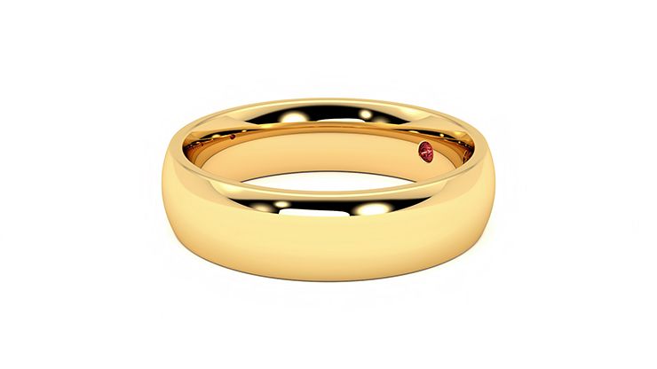 Taylor & Hart Alder Wedding Ring 360 degree image 23