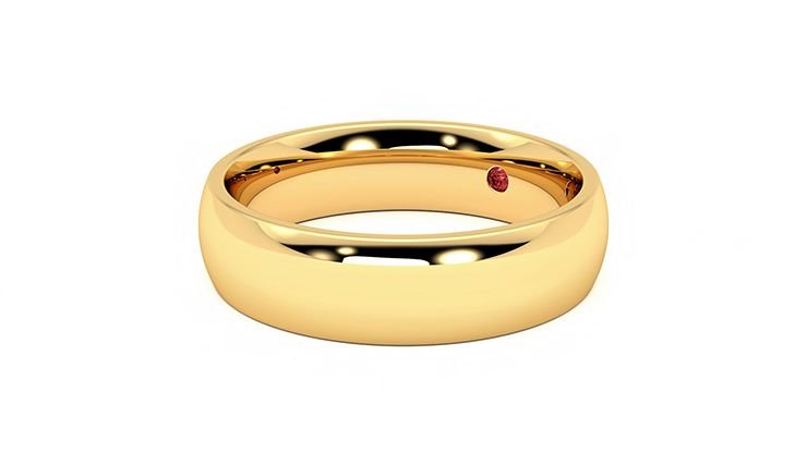 Taylor & Hart Alder Wedding Ring 360 degree image 24