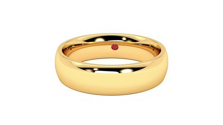 Taylor & Hart Alder Wedding Ring 360 degree image 28