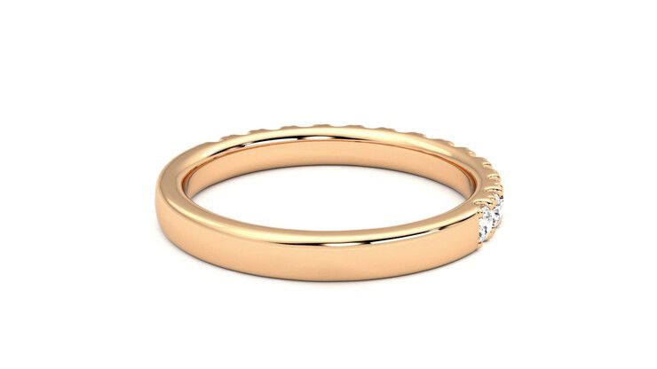 Taylor & Hart Allium Wedding Ring 360 degree image 13
