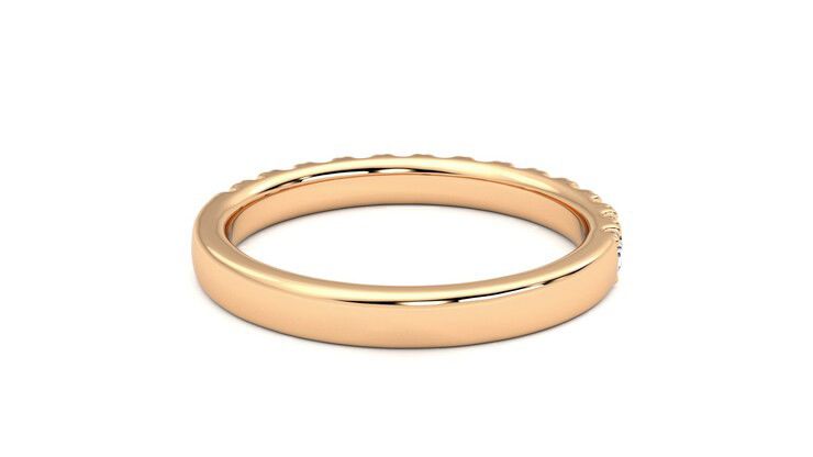 Taylor & Hart Allium Wedding Ring 360 degree image 14