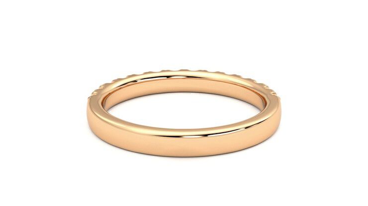 Taylor & Hart Allium Wedding Ring 360 degree image 15