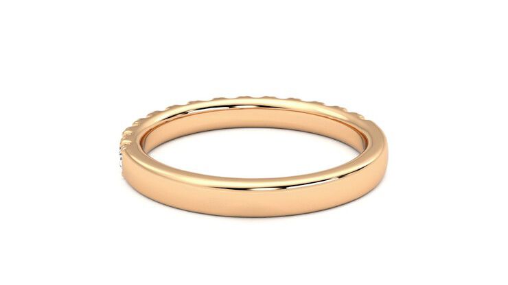 Taylor & Hart Allium Wedding Ring 360 degree image 16