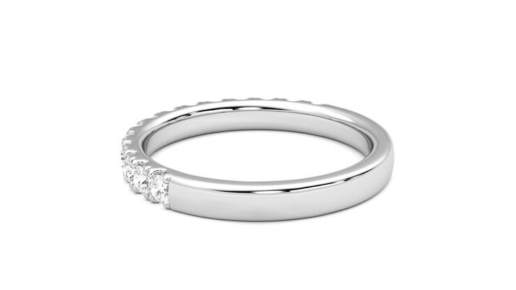 Taylor & Hart Allium Wedding Ring 360 degree image 18