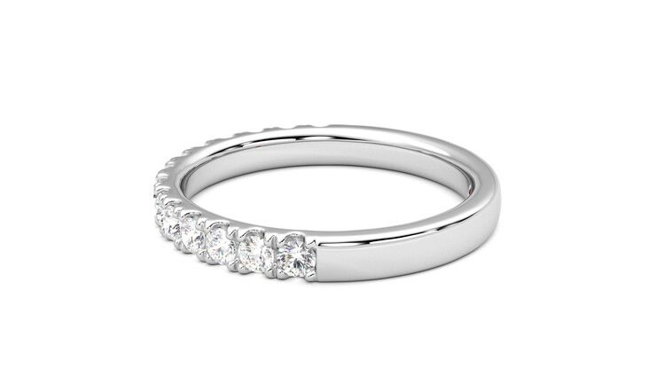 Taylor & Hart Allium Wedding Ring 360 degree image 20