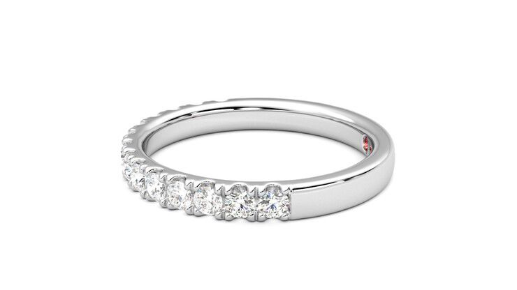 Taylor & Hart Allium Wedding Ring 360 degree image 21