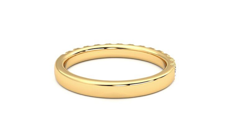 Taylor & Hart Allium Wedding Ring 360 degree image 14