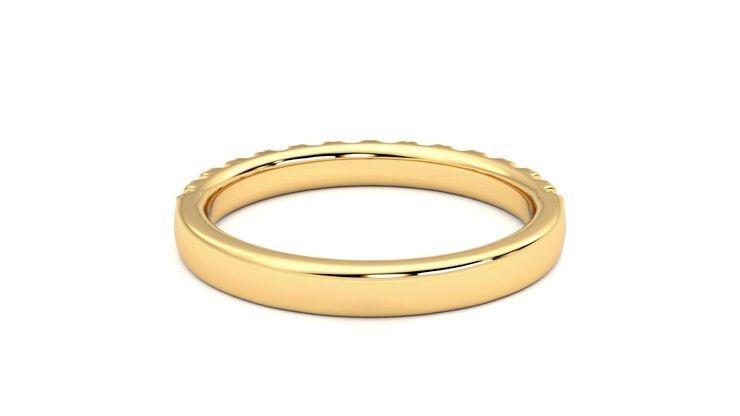 Taylor & Hart Allium Wedding Ring 360 degree image 15
